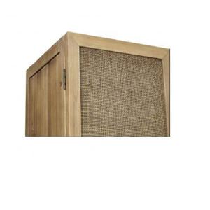 Buffet à 2 portes en bois naturel avec décoration en rotin pour la cuisine, la salle à manger et la chambre - Meubles pour la maison - Product Image 6