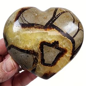 Wholesale Hot Selling Septarium Heart Crystal Healing Natural Polished Stone for Unique Home Decorations and Holiday <b>Gifts</b> - Product Image 3