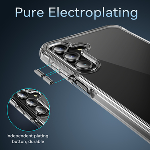 <span class=keywords><strong>Coque</strong></span> de protection hybride transparente 2-en-1 en TPU et PC avec béquille intégrée pour <span class=keywords><strong>Samsung</strong></span> Galaxy A17 5G - Product Image 3