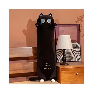 Bán Buôn Mềm Dài Mèo Động Vật Dài Kích Thước Lớn Sang Trọng Gối Phim Hoạt Hình Dài Mèo Con Mèo Chân Ngủ Gối Thú Nhồi Bông - Product Image 1