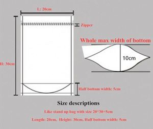 Sacs en papier blanc en gros avec fermeture éclair, sacs refermables 9x14cm, pack promotionnel - Product Image 4