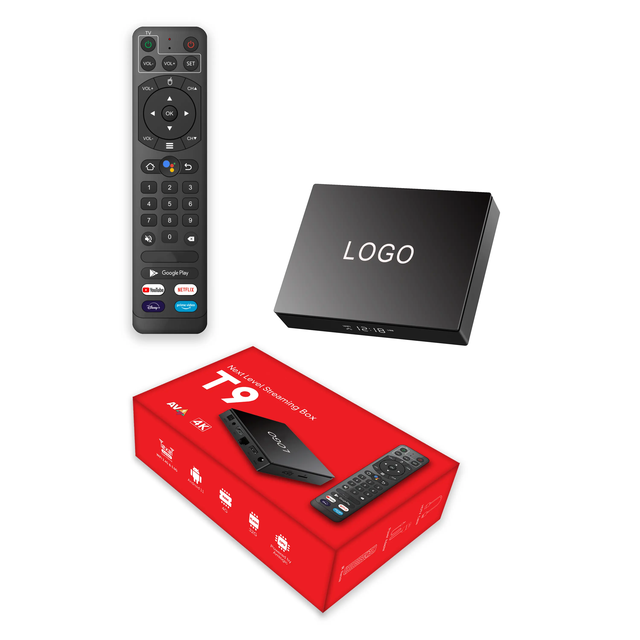 Voice Remote Set-top Box Price AV1 4K Media Player Dual Wifi 4GB RAM 32GB ROM Amlogic S905W2 Quad Core T9 TV Box Android 11