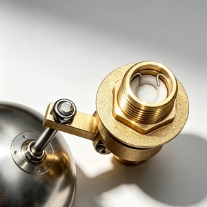 Vanne de régulation de niveau d'eau en laiton DN15 G12, type flotteur, arrêt automatique pour réservoir d'eau, usage agricole - Product Image 1