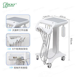 Carrito Dental Portátil OEM con Mesa de Trabajo, Bomba de Aire Eléctrica y Turbina, Certificado CE para Uso Comercial - Product Image 2
