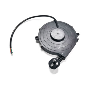 Adaptador de Corriente de 12V con Enchufe Chino, Cable de Extensión de 16AWG, Carrete de Cable Retráctil de 2.5m - Product Image 3