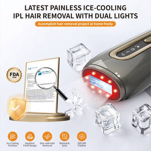 Dispositivo de depilación Ipl de enfriamiento de hielo de zafiro 2 en 1, depiladora láser indolora, equipo de belleza <span class=keywords><strong>para</strong></span> uso doméstico, <span class=keywords><strong>aparatos</strong></span> de depilación - Product Image 2