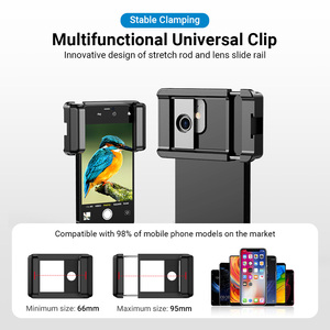 Objectif de Téléphone Appareil Photo Numérique avec Zoom <span class=keywords><strong>20</strong></span>-<span class=keywords><strong>40x</strong></span>, Optiques en Verre, Double Zoom Télescopique Universel pour Smartphone - Product Image 4