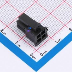 WAFER-MX3.0-04PJK-GB Housing (Wire-to-Board / Wire-to-Wire) P=3.03mm Connector 2x2P 3.03mm Micro-Fit (MX 3.0) 3.03mm - Product Image 1