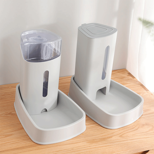 3.8L Eco-friendly Plastic Pet Feeder Dog <strong>Cat</strong> Automatic Water and Food Feeder Dispenser Bowl Grain Storage <strong>Barrel</strong> - Product Image 6
