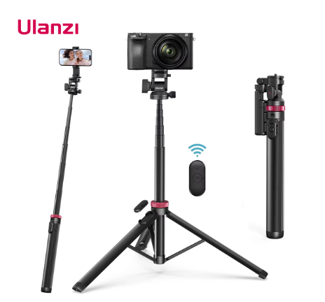 Canon G7x ULANZI MT-08 Mini Trépied Pour Téléphone Portable Avec Support Pour Téléphone Portable, Rotule à 360 ° Pour Smartphone Et Appareil Photo Dji Mini 3 Pro