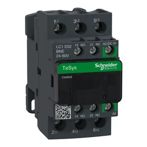 S-chneider TeSys D series IEC AC/DC universal contactor 3P 32A LC1D32 24-60V LC1D32BNE 48-130V LC1D32EHE 100-250V LC1D32KUE