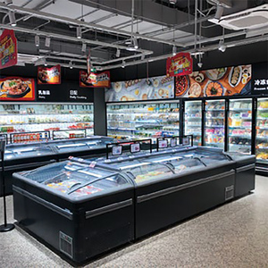 Congélateur commercial pour supermarché, vitrine pour aliments surgelés avec porte coulissante en verre et éclairage LED - Product Image 2