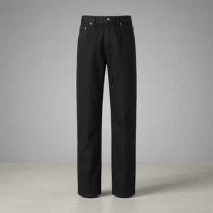 Custom PD60BW-44-37U Men's <b>Boot</b> Cut Jeans B007FVTJZ4 Prewashed <b>Black</b> High Waist Relaxed Fit Diamond Decoration Colored - Product Image 2