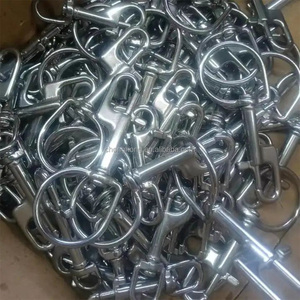 स्कूबा डाइविंग एक्सेसरीज़ सिंगल ऑक आंख स्नैप हुक डबल अंत 304/316 स्टेनलेस स्टील ठंडे पानी स्नैक हुक - Product Image 5