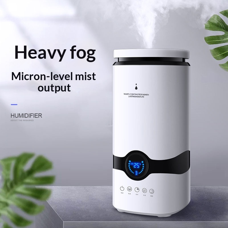 Smart Desktop Humidifier Silent Bedroom Pregnant Women Baby Aromatherapy Ultrasonic High Mist Output Smart Constant Humidity
