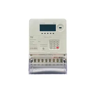 DTZY876 Benin RF iletişim STS Compteur kWh ön ödemeli metre üç fazlı ön ödeme enerji metre değiştirilebilir pil