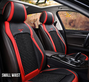 Funda de asiento con cuentas de madera para coche, cojín transpirable con ventilación trasera, 2022 - Product Image 4