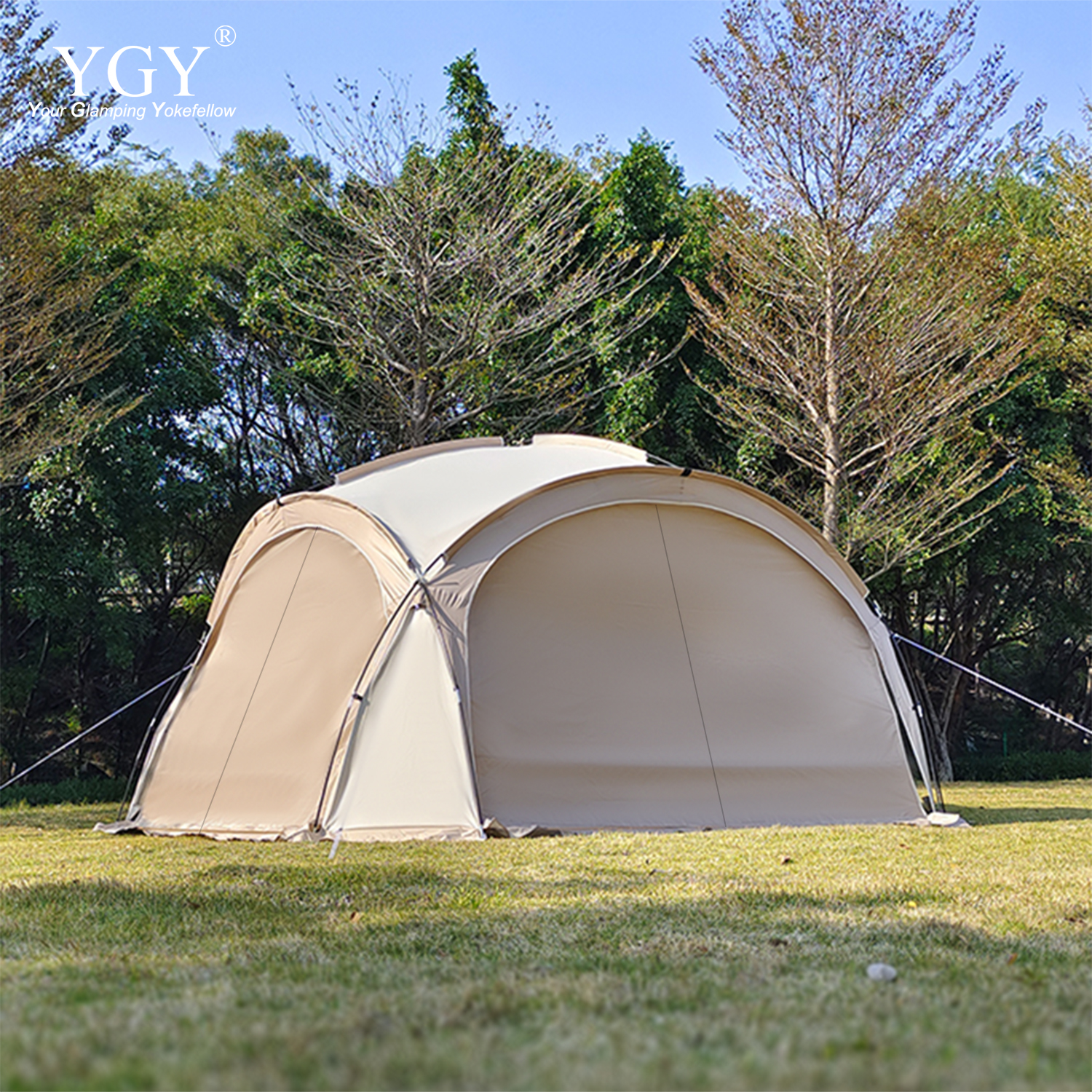 Dome Canopy Tent - 14x14 Ft Shelter for Outdoor Camping