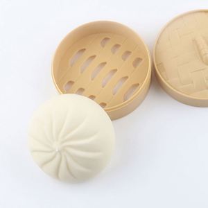 Juguetes Sensoriales Antiestrés de Rebote Lento, Muñecos de Simulación de Bollos Rellenos al Vapor, Bollos de Carne Blandos, Regalo, Juguetes de Descompresión - Product Image 4