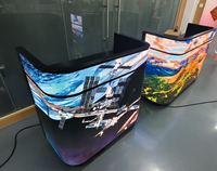 Écran LED mobile pour DJ, stand de réception, table LED portable, écran mural LED pour DJ, écran LED P1.8 P2.5