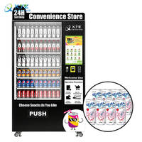XYZ Hot <strong>Selling</strong> 24 Hours Large Capacity Automatic Combo Snacks Drinks Food Vending Machine for Sale