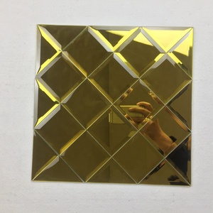 Carreau de mosaïque en verre auto-adhésif en gros <span class=keywords><strong>pas</strong></span> <span class=keywords><strong>cher</strong></span> décoration murale 30x30cm <span class=keywords><strong>miroir</strong></span> pour décoration murale - Product Image 3