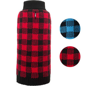 Venta al por mayor de la fábrica a cuadros estilo gato prendas de punto invierno de ropa de abrigo suéter de perro - Product Image 2