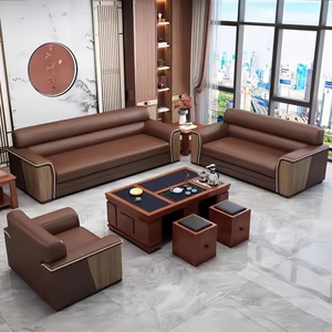 Ensemble moderne et minimaliste de canapé et table basse pour <span class=keywords><strong>bureau</strong></span>, idéal pour les zones de réception et les salons d'affaires - Product Image 2