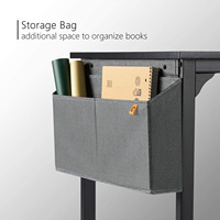 Bureau d'ordinateur/PC moderne nordique personnalisé noir de 31, 39, 47, 55 pouces (80, 100, 120, 140 cm) pour la maison ou le bureau - En vente