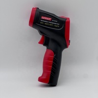 Thermomètre infrarouge WT323A avec écran LCD en plastique, thermocouple de type K, résolution 0,1, pointeur laser, rétroéclairage, batterie
