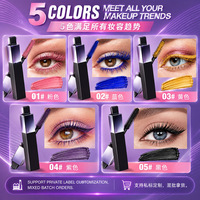 Mascara noir volumateur de haute qualité avec logo personnalisé, nouveau mascara vegan waterproof pour le visage, marque privée