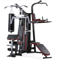 Équipement d'exercice de forme physique complet de gymnase commercial entraîneur multifonctionnel de 3 et 5 stations pour la musculation et l'exercice