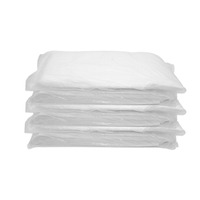 JUENYA Serviette de manucure et de pédicure en coton, tissu non tissé blanc, à usage unique, serviette de bain pour hôtel, serviette jetable pour les pieds et spa