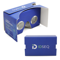 En gros Logo Personnalisé Google Lunettes En Carton VR2.0 Boîte de Réalité Virtuelle 3D Lunettes Vidéo Casque VR2.0 Lunettes pour Smartphones