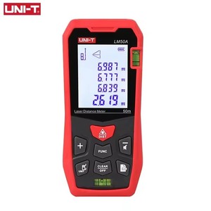 Medidor Láser Mini UNI-T LM50A LM70A LM100A LM120A, Instrumento de Medición Infrarrojo Portátil para Interiores y Exteriores, Regla Electrónica - Product Image 1