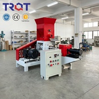 Machine à nourriture pour chiens Tianru facile à utiliser, fonctionnement stable, usine de fabrication de granulés pour animaux de compagnie
