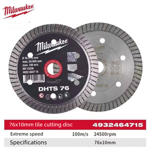 Disco de Diamante Turbo de 76x10mm <span class=keywords><strong>para</strong></span> Cortar Granito, Mármol y Azulejos, 4932464715 - Product Image 2