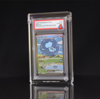 Vitrine acrylique pour carte magnétique Pokemoned Graded Card Collection Dalle de protection UV pour PSA/BGS Grading Card Protector