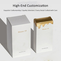 Boîte en carton rigide écologique avec logo personnalisé imprimé, petite boîte en carton, emballage pour parfum, rouge à lèvres, boîtes cosmétiques en papier