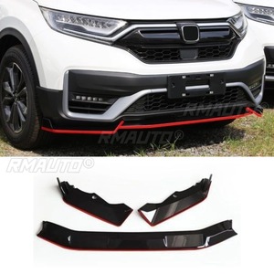 For Honda CRV 2021 Car Front Bumper <b>Lip</b> Splitter Diffuser Car Accessories <b>Gloss</b> Black Bumper <b>Lip</b> Modification Part - Product Image 5
