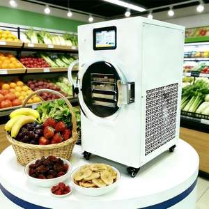 เครื่องทำแห้งเยือกแข็งสแตนเลสแบบตั้งโต๊ะขนาดกะทัดรัด เกรดอาหาร 304 สำหรับผลไม้และอาหารสัตว์เลี้ยง - Product Image 3