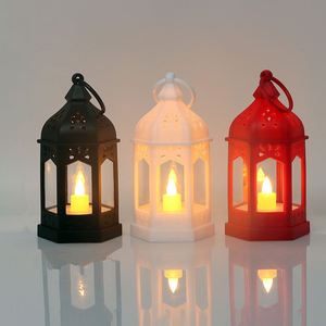 Décorations lumineuses LED d'intérieur, Noël, Ramadan, support de bougie en plastique avec flammes décoratives pour la décoration d'éclairage domestique - Product Image 2