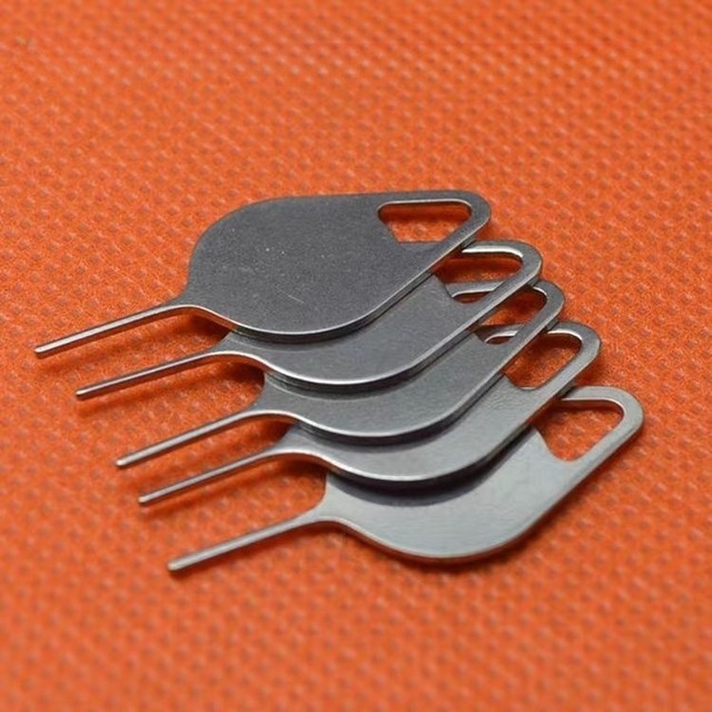 Hot Selling Factory Universal Card Taking Needle Spring Steel SIM Card Ejector Tool Pin for Samsung Phone