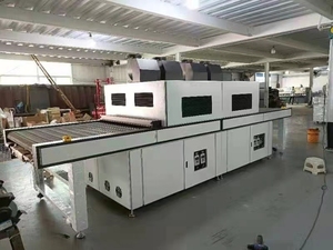 מנהרה חשמלית אוטומטית מסוע תנע 220v תרמו מתכווץ אפוקסי לעיבוד מזון תנור הסעה גבוהה - Product Image 4