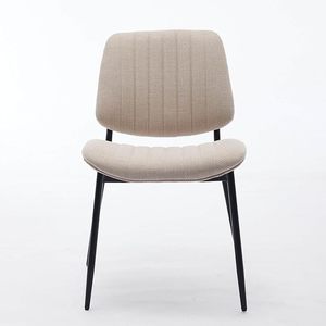 Chaises de salle à manger modernes avec pieds en métal Chaise d'appoint rembourrée avec <span class=keywords><strong>restaurant</strong></span> Vente directe d'usine - Product Image 1