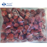 Sinocharm IQF buah segar, harga 500g 25-35mm stroberi Beku manis untuk yoghurt