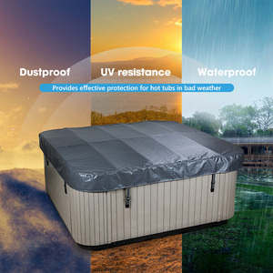 Cubierta <span class=keywords><strong>Enrollable</strong></span> Moderna Anti-UV de Tela Oxford para Spa, Cubierta <span class=keywords><strong>Enrollable</strong></span> para Jacuzzi Exterior, Directo de Fábrica - Product Image 2