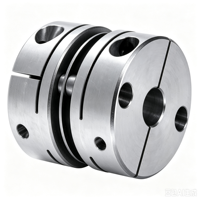 Accouplement de moteur réducteur, Accouplement flexible en alliage d'aluminium, Accouplement à diaphragme