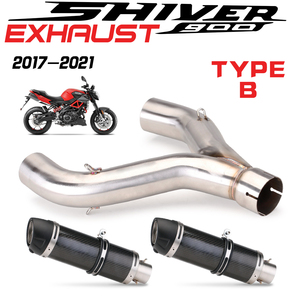 Système d'échappement de moto à double sortie pour <span class=keywords><strong>SHIVER</strong></span> <span class=keywords><strong>900</strong></span> <span class=keywords><strong>SHIVER</strong></span> <span class=keywords><strong>900</strong></span>, milieu de gamme, 2017-2021 - Product Image 5
