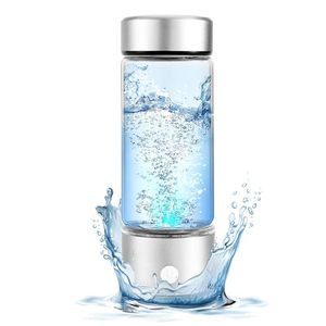Bouteille d'eau inhalatrice d'hydrogène silencieuse 3000-6000PPB, machine d'inhalation d'hydrogène riche en hydrogène, alimentation électrique USB, bouteille en verre - Product Image 1